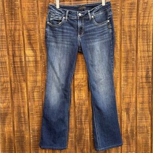 Silver Jeans Britt Slim Boot Cut Dark Wash Jeans